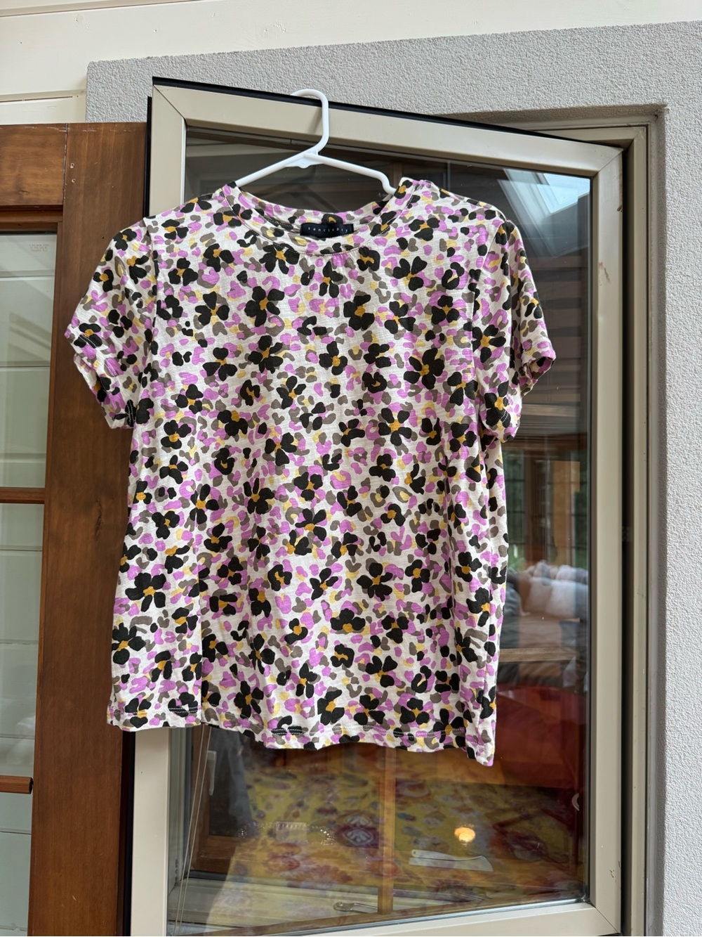 Sanctuary Floral Short Sleeve Tee in Pink, Black & Yellow